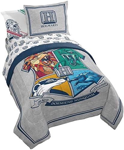 Jay Franco Disney Lilo & Stitch Twin Comforter Set   5 Piece Bedding Includes Sheet Set & Pillow Covers   Super Soft Kids Floral Bedding