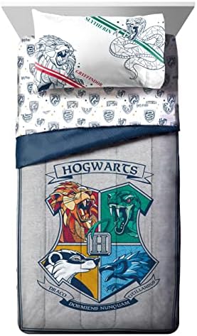 Jay Franco Disney Lilo & Stitch Twin Comforter Set   5 Piece Bedding Includes Sheet Set & Pillow Covers   Super Soft Kids Floral Bedding