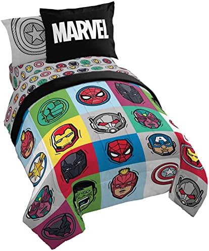 Jay Franco Disney Lilo & Stitch Twin Comforter Set   5 Piece Bedding Includes Sheet Set & Pillow Covers   Super Soft Kids Floral Bedding