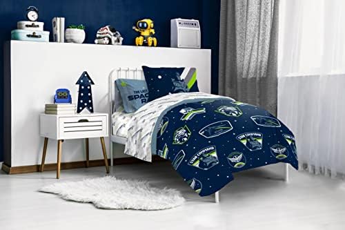 Jay Franco Disney Lilo & Stitch Twin Comforter Set   5 Piece Bedding Includes Sheet Set & Pillow Covers   Super Soft Kids Floral Bedding