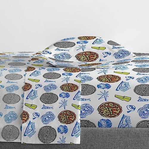 Jay Franco Disney Lilo & Stitch Twin Comforter Set   5 Piece Bedding Includes Sheet Set & Pillow Covers   Super Soft Kids Floral Bedding