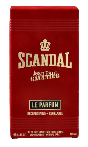 Jean Paul Gaultier Scandal Le Eau de Parfum Intense Refillable Spray for Men  3 4 Ounce
