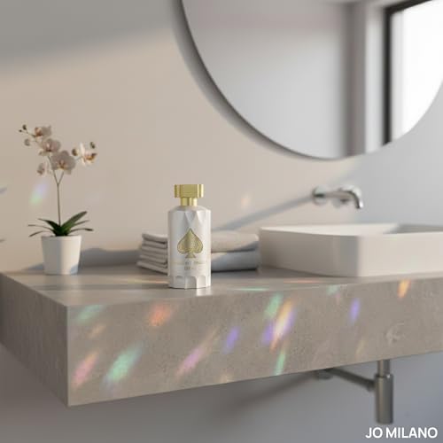 Jo Milano Game of Spades Opal Parfum Spray | 3.4 oz (3.4 fl oz) | Rosa, Madera Oud, picante y aroma cítrico | Fragancia de larga duración para hombres y mujeres (unisex)