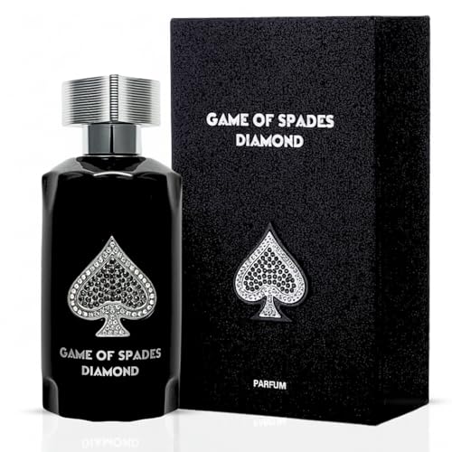 Jo Milano Game of Spades Diamond Parfum Spray   3 4 oz  100ml    Vanilla  Fruity  Amber  Sweet  Musky Scent   Long Lasting Fragrance for Men and Women  Unisex 
