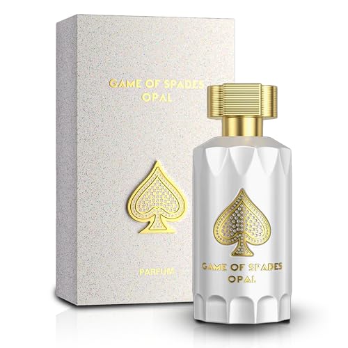 Jo Milano Game of Spades Opal Parfum Spray   3 4 oz  100ml    Rose  Oud Wood  Spicy  Citrus Scent   Long Lasting Fragrance for Men and Women  Unisex 