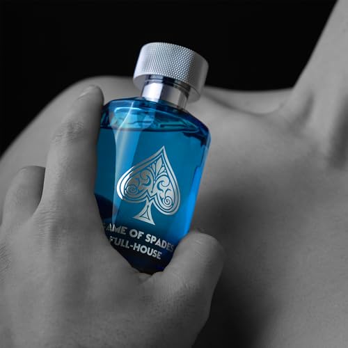 Jo Milano Game of Spades Full House Eau De Parfum Spray   3 4 oz  100ml    Cinnamon  Oud Wood  Neroli  Orange  Ginger Scent   Long Lasting Fragrance for Men and Women  Unisex 