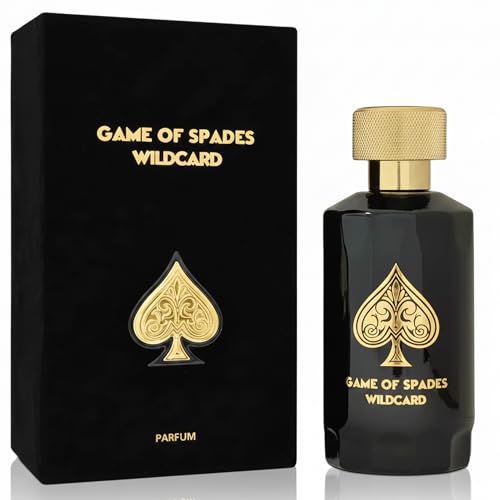 Jo Milano Game of Spades Wildcard Parfum Spray   3 4 oz  100ml    Vanilla  Apple  Tonka  Oud Wood  Bergamot Scent   Long Lasting Fragrance for Men