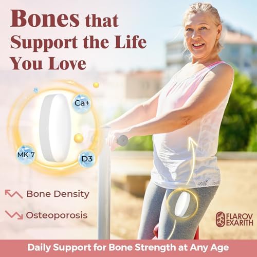 Joint Supplements for Women OsteoCII Renew Triple Strength   Advanced Joint  Bone & Skin Formula   Collagen  Glucosamine  Chondroitin  Calcium  MK 7  Vitamin D3  Hyaluronic Acid  180 Tablets