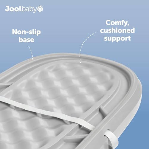 Jool Baby Waterproof Baby Changing Pad   Easy to Clean  Lightweight & Portable   Large Foam Cushion for Comfort  Gray 