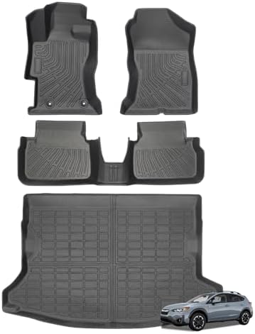 Joruoo Floor Mats & Upper Cargo Liner for 2020 2025 2026 Hyundai Venue  TPE Car Floor Mats All Weather Waterproof Heavy Duty Floor Liners Custom Fit for VenueAccessories Automotive
