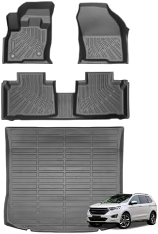 Joruoo Floor Mats & Upper Cargo Liner for 2020 2025 2026 Hyundai Venue  TPE Car Floor Mats All Weather Waterproof Heavy Duty Floor Liners Custom Fit for VenueAccessories Automotive