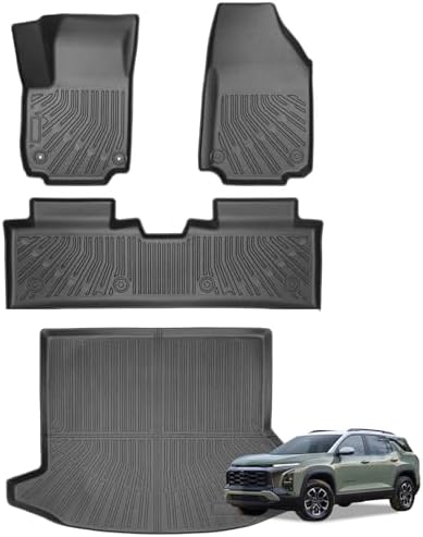 Joruoo Floor Mats & Upper Cargo Liner for 2020 2025 2026 Hyundai Venue  TPE Car Floor Mats All Weather Waterproof Heavy Duty Floor Liners Custom Fit for VenueAccessories Automotive