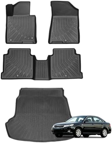 Joruoo Floor Mats & Upper Cargo Liner for 2020 2025 2026 Hyundai Venue  TPE Car Floor Mats All Weather Waterproof Heavy Duty Floor Liners Custom Fit for VenueAccessories Automotive