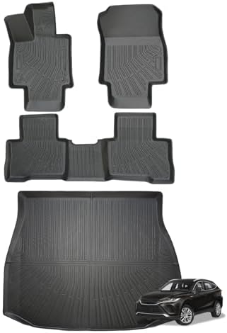 Joruoo Floor Mats & Upper Cargo Liner for 2020 2025 2026 Hyundai Venue  TPE Car Floor Mats All Weather Waterproof Heavy Duty Floor Liners Custom Fit for VenueAccessories Automotive