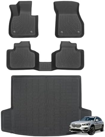 Joruoo Floor Mats & Upper Cargo Liner for 2020 2025 2026 Hyundai Venue  TPE Car Floor Mats All Weather Waterproof Heavy Duty Floor Liners Custom Fit for VenueAccessories Automotive