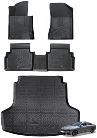 Joruoo Floor Mats & Upper Cargo Liner for 2020 2025 2026 Hyundai Venue  TPE Car Floor Mats All Weather Waterproof Heavy Duty Floor Liners Custom Fit for VenueAccessories Automotive