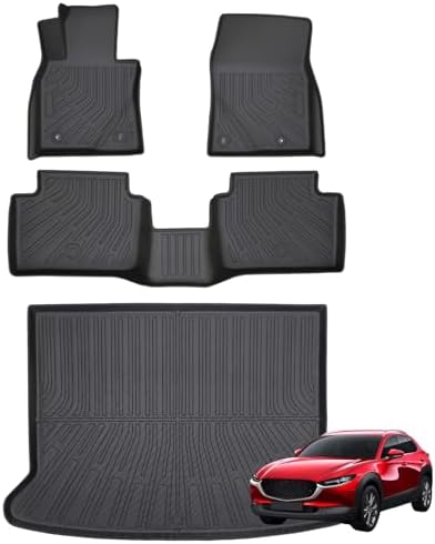 Joruoo Floor Mats & Upper Cargo Liner for 2020 2025 2026 Hyundai Venue  TPE Car Floor Mats All Weather Waterproof Heavy Duty Floor Liners Custom Fit for VenueAccessories Automotive