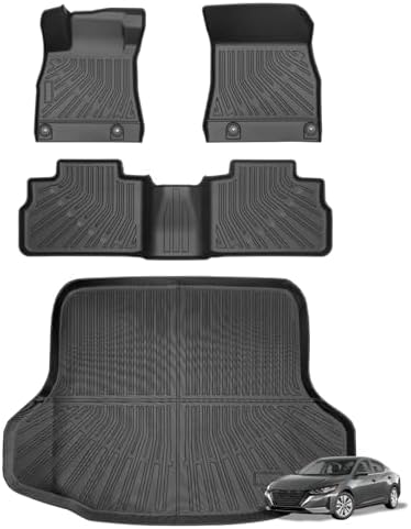 Joruoo Floor Mats & Upper Cargo Liner for 2020 2025 2026 Hyundai Venue  TPE Car Floor Mats All Weather Waterproof Heavy Duty Floor Liners Custom Fit for VenueAccessories Automotive