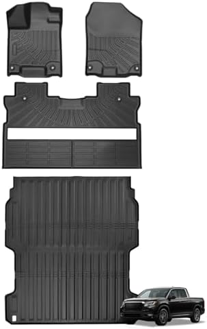 Joruoo Floor Mats & Upper Cargo Liner for 2020 2025 2026 Hyundai Venue  TPE Car Floor Mats All Weather Waterproof Heavy Duty Floor Liners Custom Fit for VenueAccessories Automotive