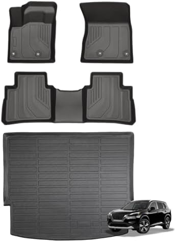 Joruoo Floor Mats & Upper Cargo Liner for 2020 2025 2026 Hyundai Venue  TPE Car Floor Mats All Weather Waterproof Heavy Duty Floor Liners Custom Fit for VenueAccessories Automotive