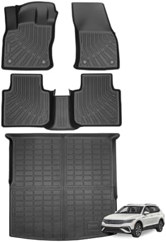 Joruoo Floor Mats & Upper Cargo Liner for 2020 2025 2026 Hyundai Venue  TPE Car Floor Mats All Weather Waterproof Heavy Duty Floor Liners Custom Fit for VenueAccessories Automotive