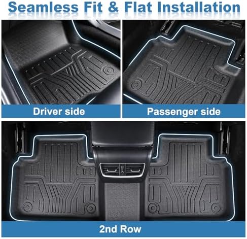 Joruoo Floor Mats & Upper Cargo Liner for 2020 2025 2026 Hyundai Venue  TPE Car Floor Mats All Weather Waterproof Heavy Duty Floor Liners Custom Fit for VenueAccessories Automotive