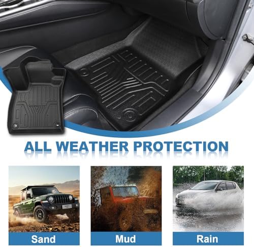 Joruoo Floor Mats & Upper Cargo Liner for 2020 2025 2026 Hyundai Venue  TPE Car Floor Mats All Weather Waterproof Heavy Duty Floor Liners Custom Fit for VenueAccessories Automotive