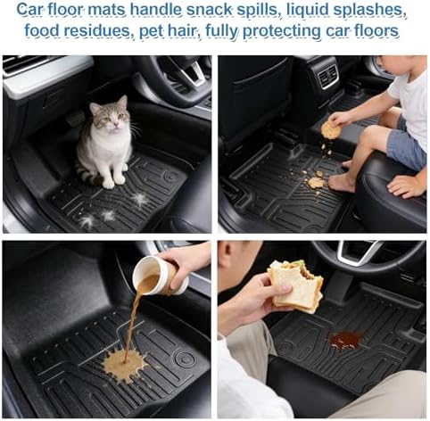 Joruoo Floor Mats & Upper Cargo Liner for 2020 2025 2026 Hyundai Venue  TPE Car Floor Mats All Weather Waterproof Heavy Duty Floor Liners Custom Fit for VenueAccessories Automotive