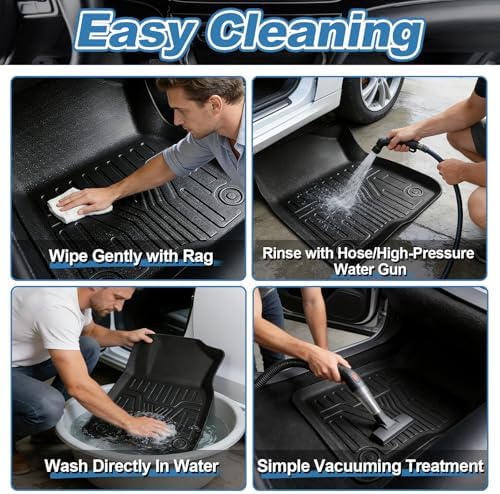 Joruoo Floor Mats & Upper Cargo Liner for 2020 2025 2026 Hyundai Venue  TPE Car Floor Mats All Weather Waterproof Heavy Duty Floor Liners Custom Fit for VenueAccessories Automotive