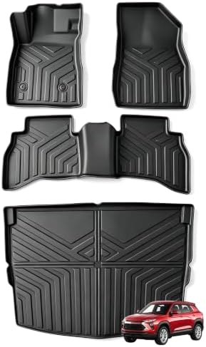 Joruoo Floor Mats & Upper Cargo Liner for 2020 2025 2026 Hyundai Venue  TPE Car Floor Mats All Weather Waterproof Heavy Duty Floor Liners Custom Fit for VenueAccessories Automotive
