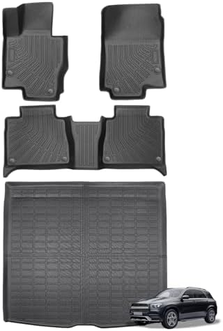 Joruoo Floor Mats & Upper Cargo Liner for 2020 2025 2026 Hyundai Venue  TPE Car Floor Mats All Weather Waterproof Heavy Duty Floor Liners Custom Fit for VenueAccessories Automotive