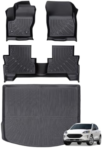 Joruoo Floor Mats & Upper Cargo Liner for 2020 2025 2026 Hyundai Venue  TPE Car Floor Mats All Weather Waterproof Heavy Duty Floor Liners Custom Fit for VenueAccessories Automotive