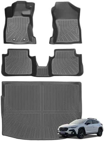 Joruoo Floor Mats & Upper Cargo Liner for 2020 2025 2026 Hyundai Venue  TPE Car Floor Mats All Weather Waterproof Heavy Duty Floor Liners Custom Fit for VenueAccessories Automotive