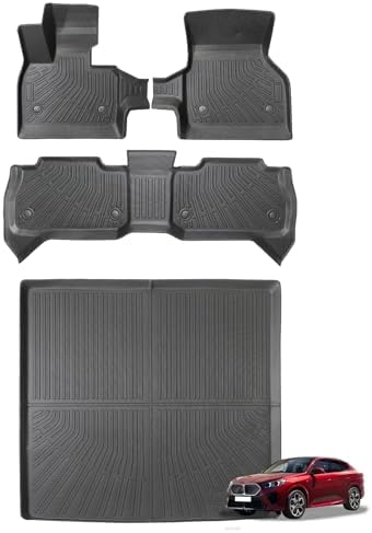 Joruoo Floor Mats & Upper Cargo Liner for 2020 2025 2026 Hyundai Venue  TPE Car Floor Mats All Weather Waterproof Heavy Duty Floor Liners Custom Fit for VenueAccessories Automotive
