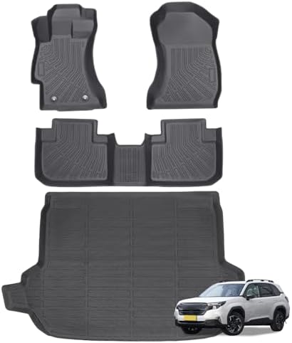 Joruoo Floor Mats & Upper Cargo Liner for 2020 2025 2026 Hyundai Venue  TPE Car Floor Mats All Weather Waterproof Heavy Duty Floor Liners Custom Fit for VenueAccessories Automotive