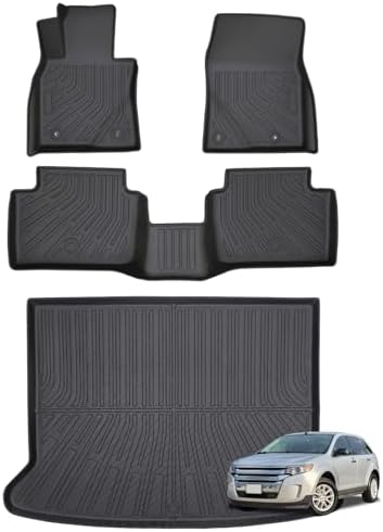 Joruoo Floor Mats & Upper Cargo Liner for 2020 2025 2026 Hyundai Venue  TPE Car Floor Mats All Weather Waterproof Heavy Duty Floor Liners Custom Fit for VenueAccessories Automotive