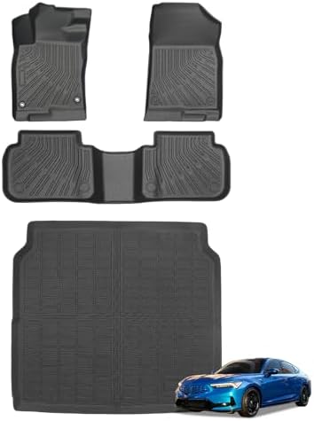Joruoo Floor Mats & Upper Cargo Liner for 2020 2025 2026 Hyundai Venue  TPE Car Floor Mats All Weather Waterproof Heavy Duty Floor Liners Custom Fit for VenueAccessories Automotive
