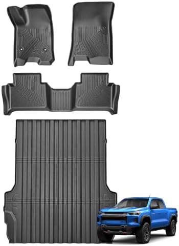 Joruoo Floor Mats & Upper Cargo Liner for 2020 2025 2026 Hyundai Venue  TPE Car Floor Mats All Weather Waterproof Heavy Duty Floor Liners Custom Fit for VenueAccessories Automotive