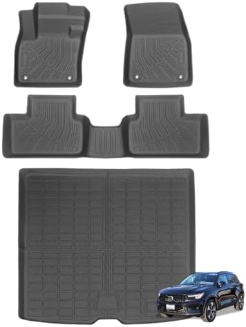 Joruoo Floor Mats & Upper Cargo Liner for 2020 2025 2026 Hyundai Venue  TPE Car Floor Mats All Weather Waterproof Heavy Duty Floor Liners Custom Fit for VenueAccessories Automotive