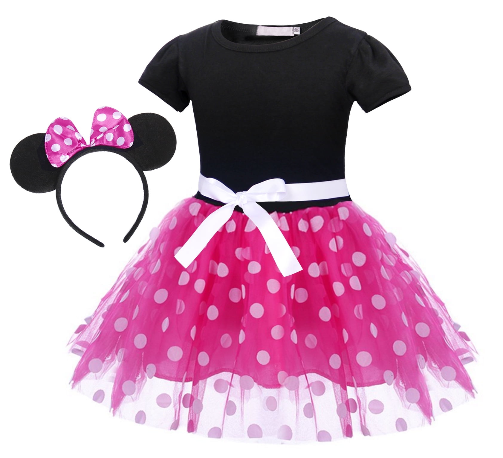 3T (2 a 3  años), Jurebecia Girls Red Polka Dot Tutu Dress with Bow Headband  Baby Toddler Party Costume for Birthday & Cosplay  100 cm