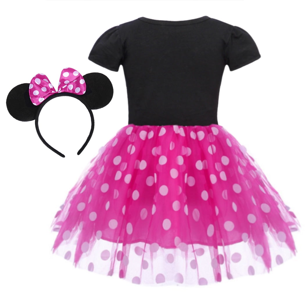 3T (2 a 3  años), Jurebecia Girls Red Polka Dot Tutu Dress with Bow Headband  Baby Toddler Party Costume for Birthday & Cosplay  100 cm