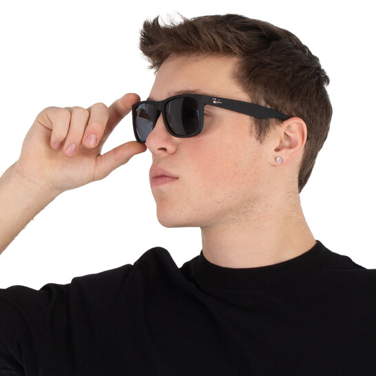 Justin Classic Polarized Blue Classic Rectangular Men s Sunglasses