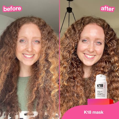 K18 Leave In Molecular Repair Hair Mask  Patented  Lasting Repair For Dry  Frizzy  Damaged Hair  Reverse Damage In 4 Minutes From Bleach  Color  Chemical Services   Heat