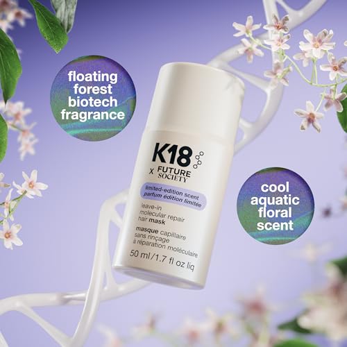 K18 Leave In Molecular Repair Hair Mask  Patented  Lasting Repair For Dry  Frizzy  Damaged Hair  Reverse Damage In 4 Minutes From Bleach  Color  Chemical Services   Heat