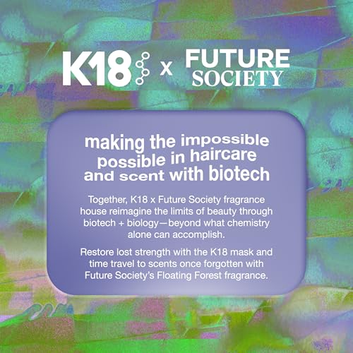 K18 Leave In Molecular Repair Hair Mask  Patented  Lasting Repair For Dry  Frizzy  Damaged Hair  Reverse Damage In 4 Minutes From Bleach  Color  Chemical Services   Heat