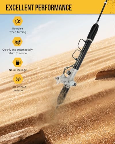 KAC Hydraulic Power Steering Rack and Pinion Fit for Hyundai 2001 2002 2003 2004 2005 2006 Elantra All Models   262411