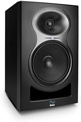 KALI AUDIO LP 6 V2 6 5 Project Lone Pine Powered Studio Monitor   Low Noise Bi Amped Professional Studio Speaker for Music Production   80W  115dB Max SPL   TRS  RCA  XLR Inputs   Single  Black