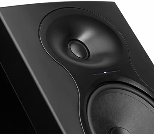 KALI AUDIO LP 6 V2 6 5 Project Lone Pine Powered Studio Monitor   Low Noise Bi Amped Professional Studio Speaker for Music Production   80W  115dB Max SPL   TRS  RCA  XLR Inputs   Single  Black