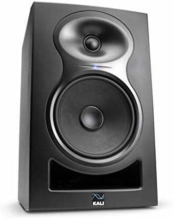 KALI AUDIO LP 6 V2 6 5 Project Lone Pine Powered Studio Monitor   Low Noise Bi Amped Professional Studio Speaker for Music Production   80W  115dB Max SPL   TRS  RCA  XLR Inputs   Single  Black
