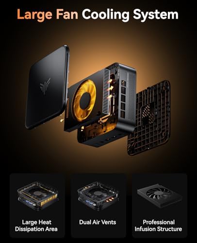 KAMRUI E3B Mini PC with AMD Ryzen 5 7430U  Beat 5500U  up to 4 3GHz   16GB DDR4 512GB M 2 SSD Mini Computer  Mini Gaming PC with USB Type C Supports Triple 4K Display  WiFi 6  BT 5 2